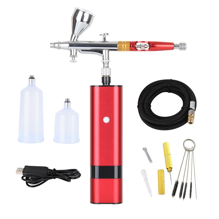 Bộ Airbrush với Bộ điều chỉnh áp suất Súng Airbrush Không dây